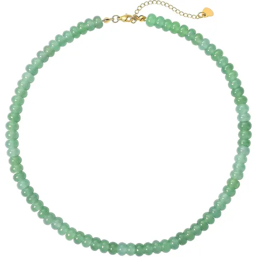 Natural Gemstone Beaded Choker Necklace