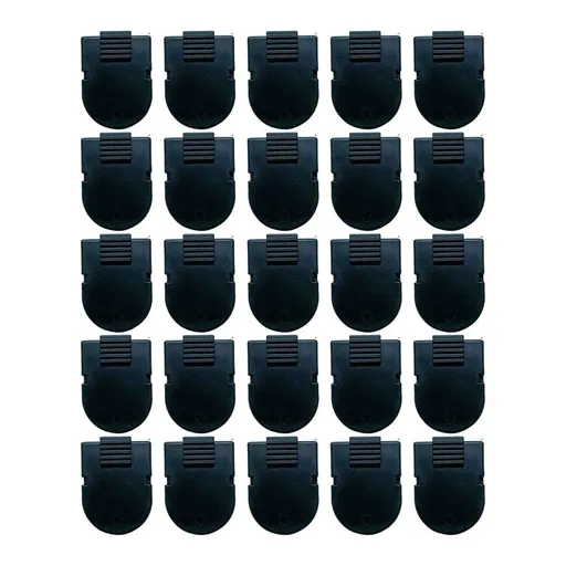 Cubicle Clips, Fabric Panel Cubicle Accessories, Black Fabric Partition Panel Wall Clip, Office Partition Panel Hooks, Strong Hold Office Partition Hooks, Bulletin Board Push Pin Clips, 25 Pcs
