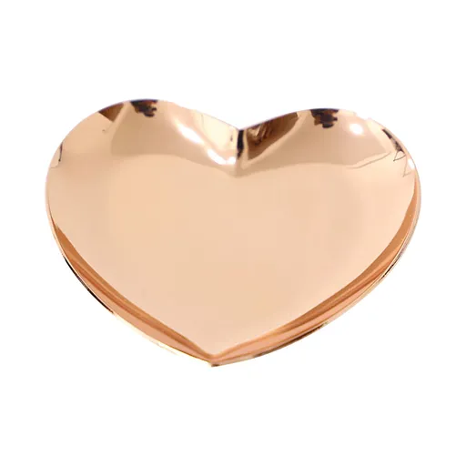 Baking tray Stainless Steel Decorative Tray Jewelry Dish Cosmetics Organizer Bathroom Clutter Serving Platter Small Storage Tray Oval Rack Camouflage One Size Rose Gold