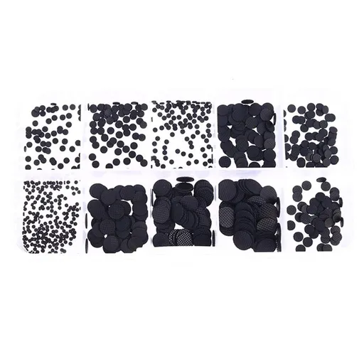 500pcs Different Size Conductive Pads For Button Restoration On Phones And Appliances Silicone Pad Long Lasts