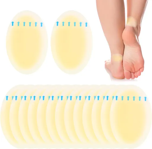15PCS Gel Bandages,Blister Cushions Bandages for Foot, Toe, Feet,Heel,Large Oval Shape Blister Pads
