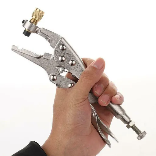 Refrigerant Recovery Clamp - Air Conditioning Refrigerant Recovery Refrigeration Pipe Locking Clamp Snow Seed Recovery Clamp