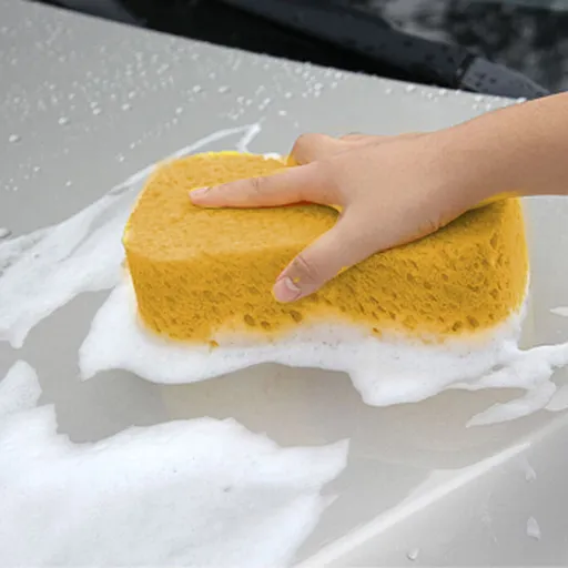 Car Wash Sponge, Car Cleaning Large Sponges, All Purpose Sponges for Cleaning, Easy Grip Thick Foam Scrubber, Giant Bone Sponge for Kitchen, Bathroom, Household Cleaning