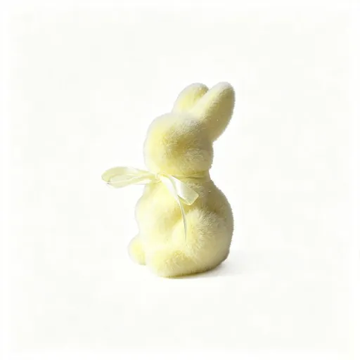 2PS Moss Bunny Decor 9.7cm High