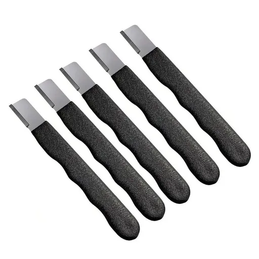 5pcs Handheld Garden Tool Knife Sharpener Quick Pocket Blade Carbide Sharpener - Black