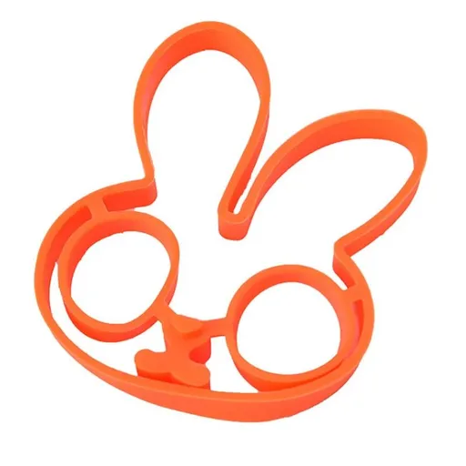 Breakfast Mold Silicone Egg Pancake Ring Shaper Cooking Tool DIY Kitchen Accessories Gadget Egg Fired Mould (Rabbit)