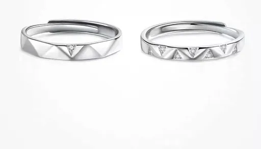 Fang qi Copper Mobius Ring for Couple Starry sky Women's