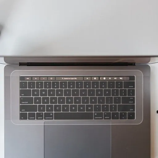 2-Pack Transparent Silicone Keyboard Covers for Laptop, and Keyboard Protectors