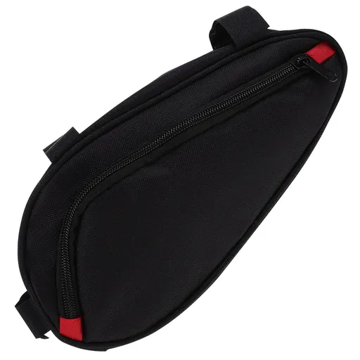 Bike Triangle Handlebar Bags Black Waterproof 1Pcs 9.84x4.33x3.14in