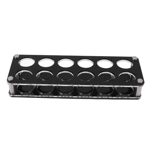 Wine Bottle Display Holder Acrylic Impact Resistant Decorative Wine Bottle Rack for Home Bar 2X6 12 Head Combination Cup Holder