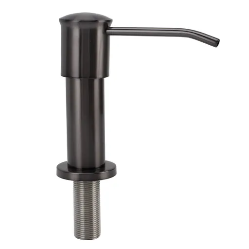 Soap Dispenser for Kitchen Sink 304 Stainless Steel Countertop Dish Soap Dispenser Pump with Extension Tube Kit Grey