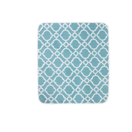 Ironing Mat, Portable Travel Ironing Pad, 71*61cm Ironing Mat for Table Top of Washer, Dryer, Table Top, Countertop, Coating and Scorch Resistant（blue）