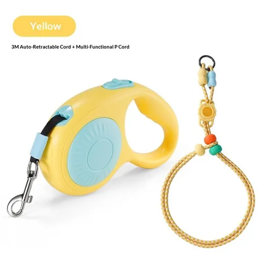 AutoBrake Retractable Dog Leash. for Dog Pulling, 10 ft Heavy Duty No Pull Pet Walking Leash for Extra Large Breeds. Tangle Free, Soft Grip