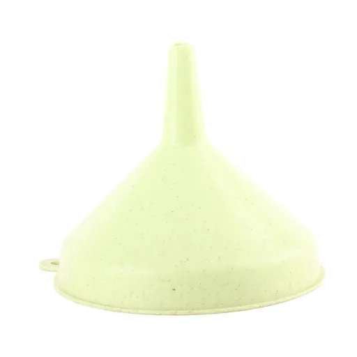 Oil Funnel Nesting Plastic Kitchen Funnel for Edible Oil Wine Liquid Filling and Transferring Large Size Green