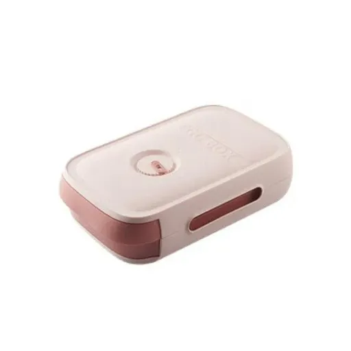 Drawer Type Eggs Tray Fruit Storage Box Kitchen Stacking Holder Food Container - Pink
