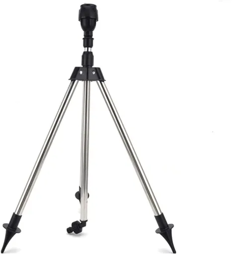 Rotating Tripod Sprinklers Yard, Lawn Sprinkler for Garden Rotating 360 Degree Covering Large Area, Telescopic Support Sprinkler