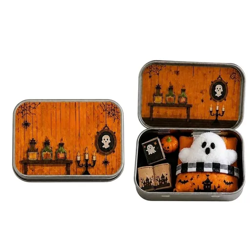 Cute Ghost Halloween Gift Box, Spooky Halloween Decor, Halloween Ghost Treat Box, Halloween Ghost Party Favor Box, Cute Festive Gift for Home Travel Study #1