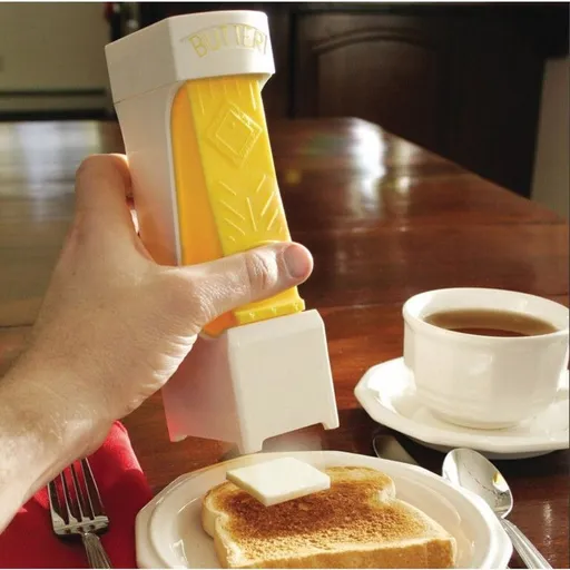 One Click Butter Cutter Dispenser, Household Cheese Slicer, Plastic Butter Cutting Tool for Toast Baking