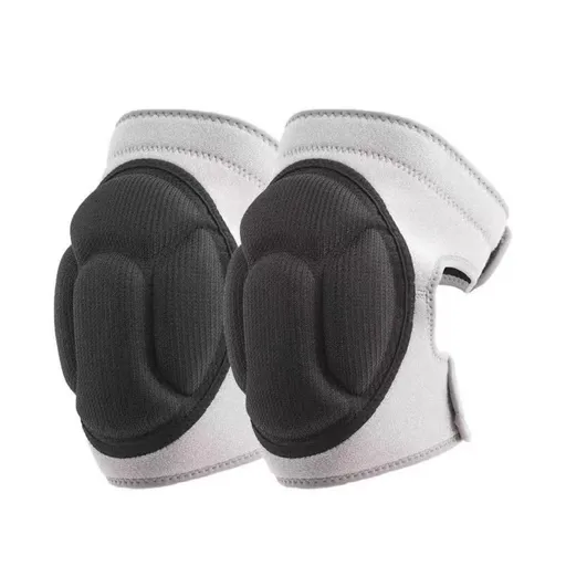 2 Pack Grey Thick EVA Foam Knee Pads Anti-Slip Breathable Sponge Knee Guards for Gardening Flooring Dance Volleyball & Work Impact Protection(Size M)