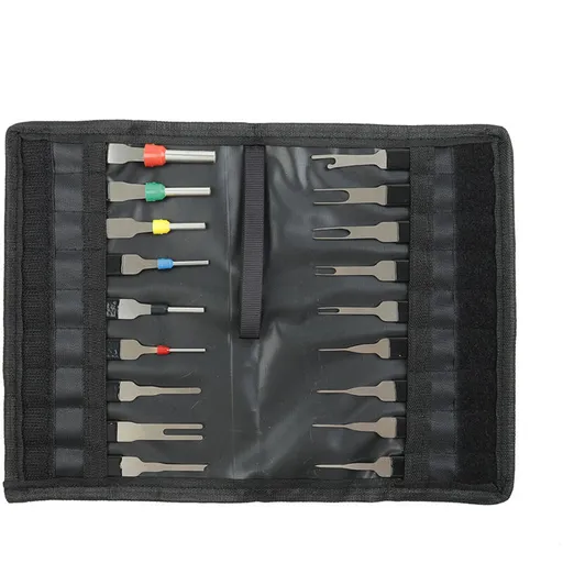 Terminal Extractor - 18 pcs Terminal Removal Tool Kit - High Hardness - No Rust - No Deformation - Car Electrical