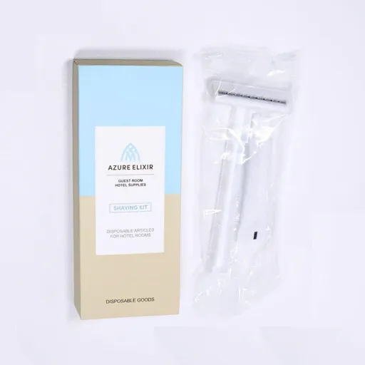 50pcs Hotel Razor and Shaving Cream Set for Guesthouse Bathroom Travel Use - Small