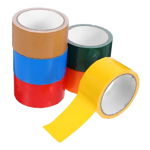 Masteelf 6 Rolls Colored Duct Tape Variety Pack - Heavy Duty Tape for Packaging, Crafts, Projects, Decoration and Repairs