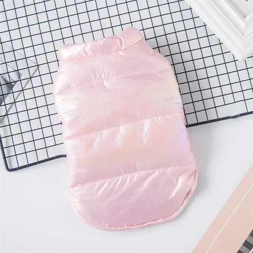 Qi Pet Dog Vest Small Breed Casual Style Glow Vest Pink L