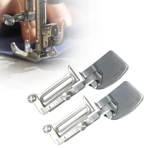 2Pc Adjustable Sewing Rolled Hemmer Foot, 12-20Mm Universal for Machine, Large Inventory!