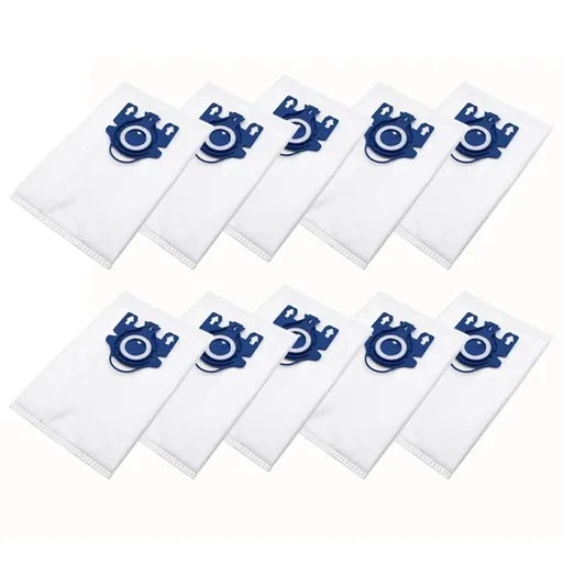 10 Pack Vacuum Cleaner Bags for Miele Classic C1 C2 C3 S227 S240, S5, S8 Blue dust bag