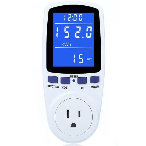 Upgraded Watt Power Meter Plug Home Electrical Usage Monitor Consumption, Energy Voltage Amps Kill Tester with Backlight