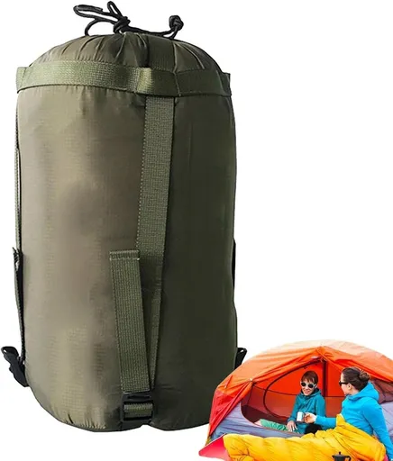 Compression bag - Sleeping bag compression bag - Sleeping bag storage bag - Storage bag - Backpacking storage bags - Portable sleeping bag storage bag - Lightweight backpack bag - Camping storage bag - for travel, camping and outdoor backpacking - Gr