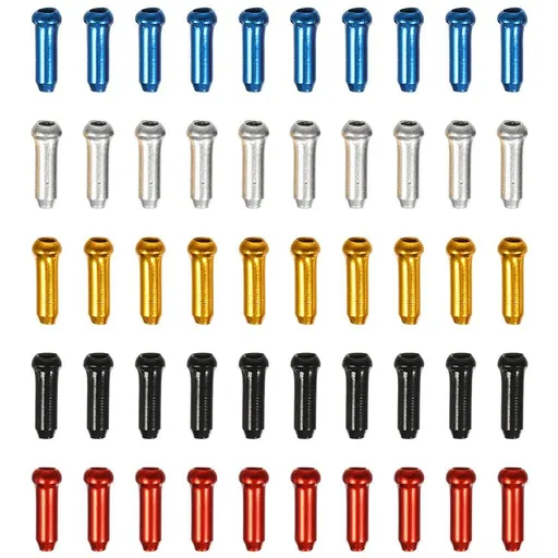 100pcs Brake Cable End Caps Brake Cable Tail Caps Bike Brake Cable End Covers Bike Accessories