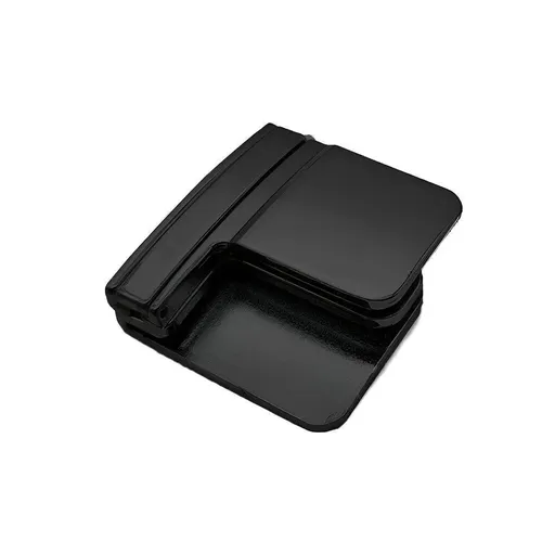 Folding Multipurpose Belt Clip Adjustable Buckle for Pants Belts and Accessories - Black