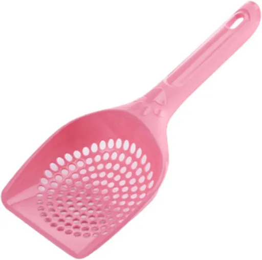 Cat Litter Scoop | Poop Scoop | 25 CM | Small Holes | Pink