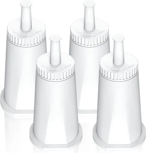 4 Pack Replacement Water ilter or Breville Espresso Machine Barista Touch Bes880, Barista Pro BES878, Oracle Touch BES990, Oracle BES980, Dual Boiler BES920 Bambino ClaroSwiss Sage by