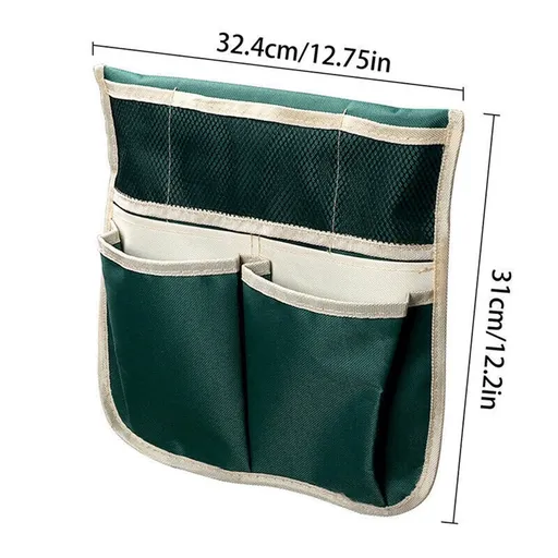 Highly Folding Garden Kneeler Chair Bench Stool Tool Pouch, for Garden, Patio and Outdoor Use, Green, Size L