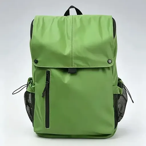 Lightweight Flap Backpack | 0.6kg Weight Reduction, 42L Large Capacity, Outdoor Mountain Style Meets Commuter Versatility(GREEN)