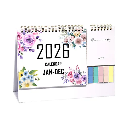 2026 Desk Calendar - 8x10 inch Desk Calendar 2026-2027, 12 Months Desk Calendar Runs From January 2026 To December 2026, Exquisite Desk Calendar 2026 O