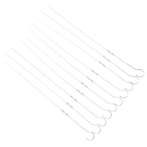 10-Piece Stainless Steel BBQ Skewers Set with Easy-Grip Handles, Reusable Grill Tools for Outdoor Cooking