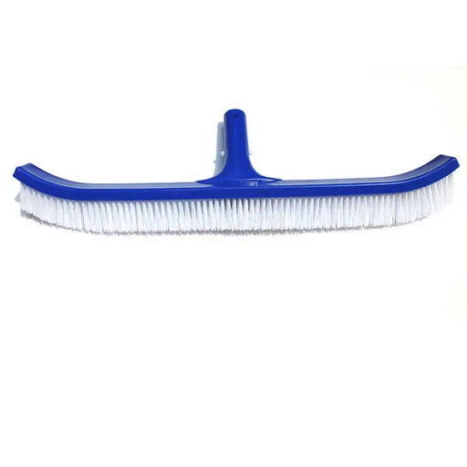 18in Pool Brushes for Cleaning Pool Wall Tile Nylon Bristle Pool Brush Head Curved Ends