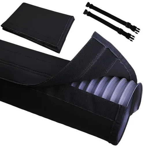 Air Conditioner Hose Cover Insulation Sleeve for AC Exhaust Pipe Black