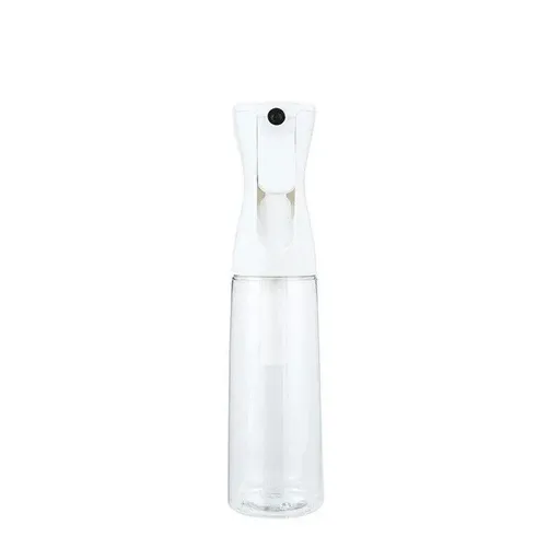 300ml Continuous Spray Bottle Ultra Fine Mist Dispenser Sanitizer Salon - White&Transparents