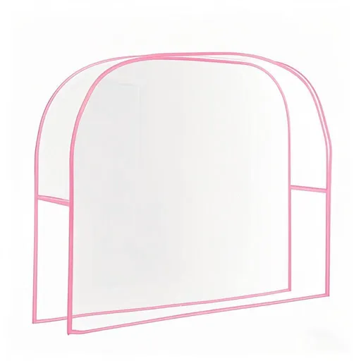 3Pcs Salon Chair Cover, PVC Clear Chair Back Covers, Waterproof Salon Chair Covers Protectors, Soft Salon Chair Back Cover, Fits Most Standard Salon Chairs Office Chairs, 20"x 15.7"x 4.7" - Pink - Size 20in