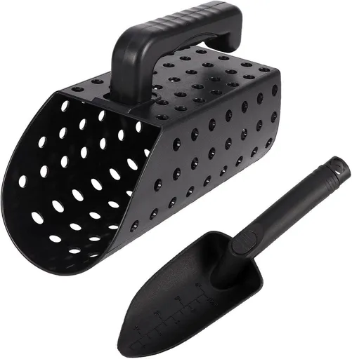 Metal Detection Shovel and Sieve Set, Metal Detection Shovel Sand Shovel Sand Sieve Beach Sand Shovel for Metal Detection