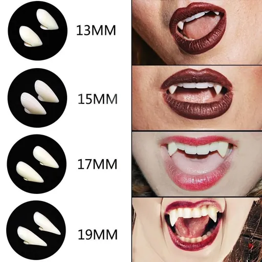 Vampire Teeth for Halloween, 13mm