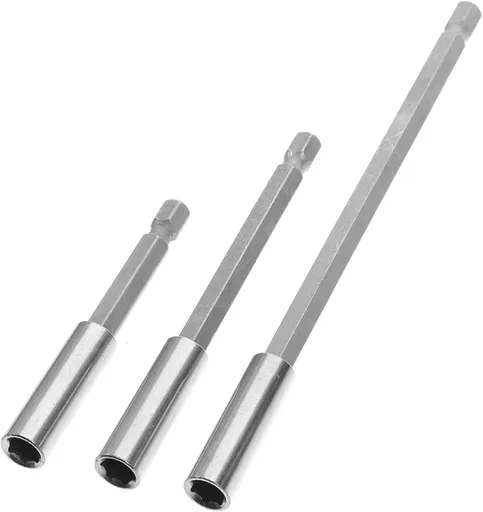 pieces - magnetic drill extension holder - magnetic bit holder set - hexagonal shank - magnetic drill chuck - quick-change bit set for electric drill and screwdriver - for car maintenance, DIY and repairs - 60/100/150 mm