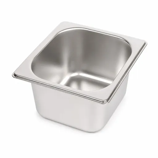 Commercial Stainless Steel GN 1/6 100mm Deep Gastronorm Bain Marie Buffet Steam Table Food Pan