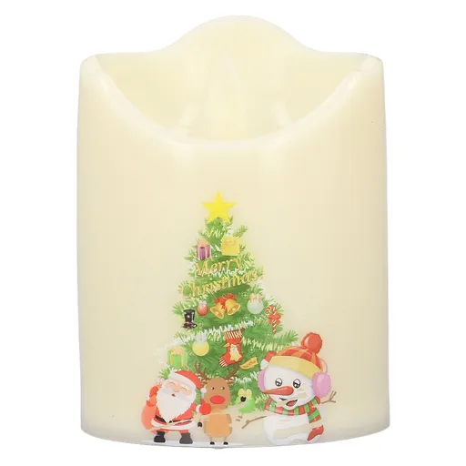 LED Candle Light Battery Powered Flameless Simulation Christmas Decoration Lamp BZ2863‑W‑2