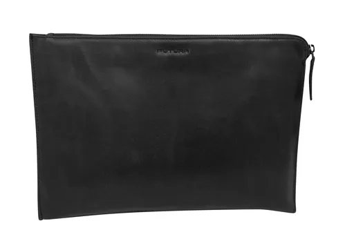 Futura Mens Document Satchel College School Office Travel Bag - Black
