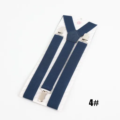 Clockwise 3 Clip Suspenders Unisex Adjustable Polyester Zhang Qing